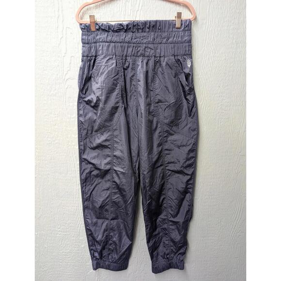 Free People Pants - Free People Movement The Way Home Joggers Blue Nylon Size Large